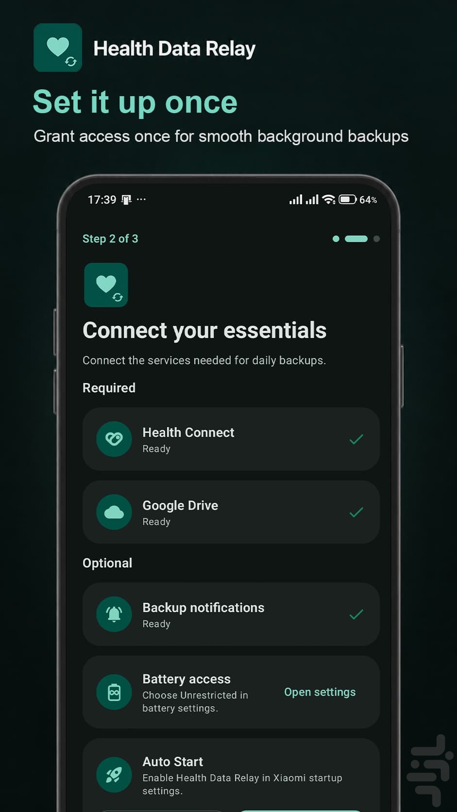 Health Data Relay — تصویر 3