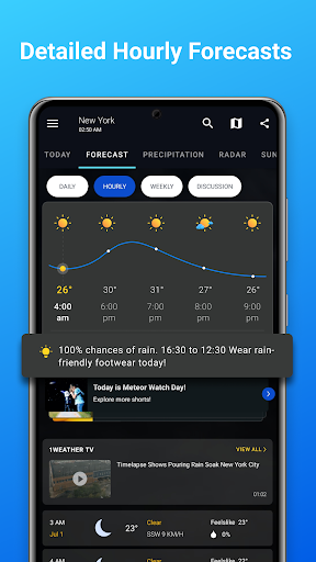 1Weather:Widget Forecast Radar — تصویر 3