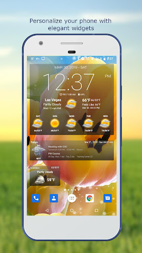 Weather & Clock Widget — تصویر 1