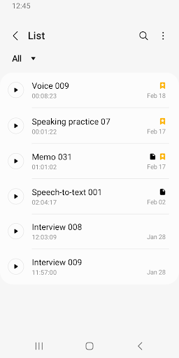 Samsung Voice Recorder – ضبط صدای سامسونگ — تصویر 9