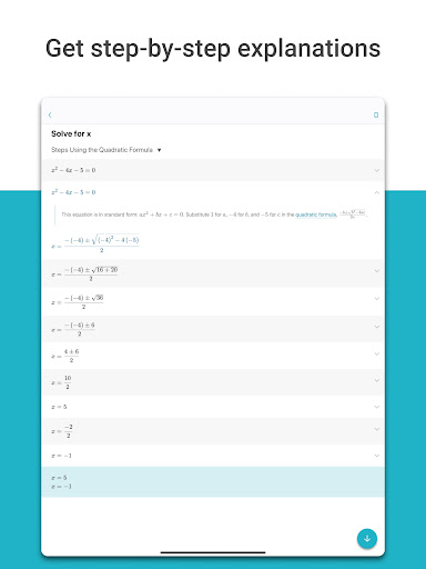 Microsoft Math Solver - حل مسئله مایکروسافت — تصویر 3