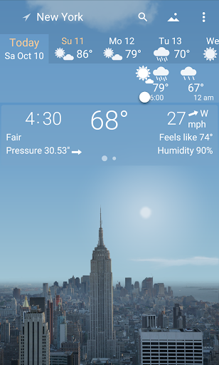 Awesome Weather YoWindow - Live Wallpaper, Widgets — تصویر 1
