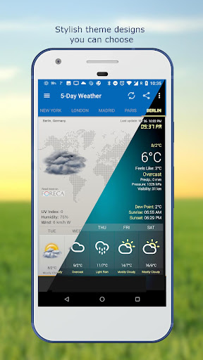 Weather & Clock Widget — تصویر 4