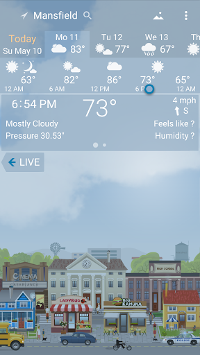 Awesome Weather YoWindow - Live Wallpaper, Widgets — تصویر 2