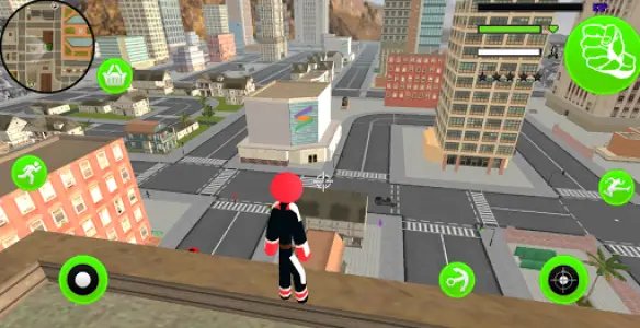 Superhero Stickman Rope Hero Gangstar Mafia