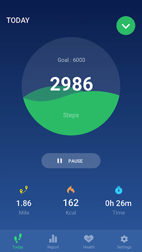 Pedometer - کالری و گام شمار — تصویر 1
