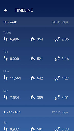 Pedometer - کالری و گام شمار — تصویر 5