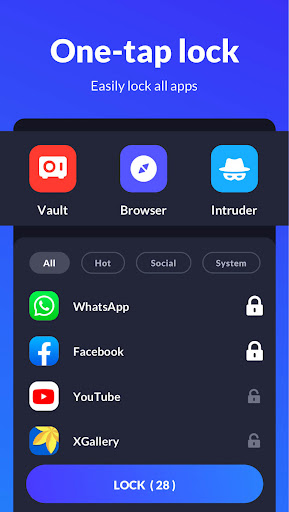 App Lock - قفل برنامه‌ها با اثر‌انگشت و رمز‌عبور — تصویر 3