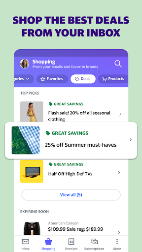 Yahoo Mail: Email & Planner — تصویر 5