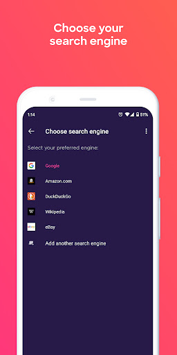 Firefox Focus: No Fuss Browser — تصویر 6