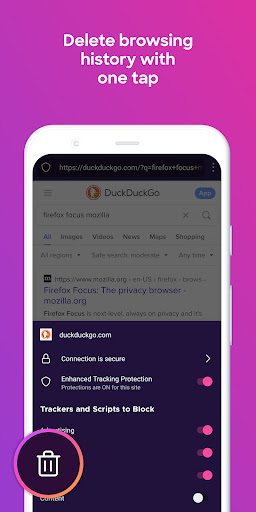 Firefox Focus: No Fuss Browser — تصویر 2