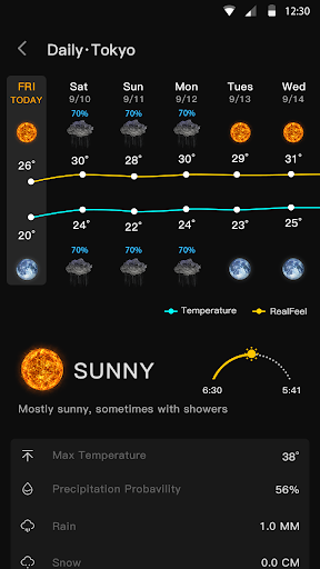 Live Weather & Accurate Weather Radar – WeaSce – پیش‌بینی آب و هوا — تصویر 7