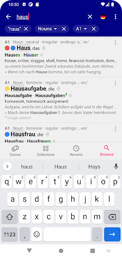 Nouns German Dictionary — تصویر 1