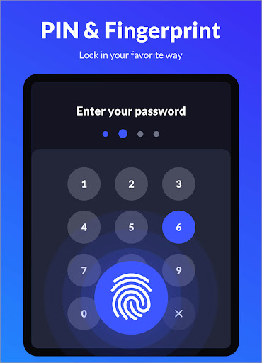 App Lock - قفل برنامه‌ها با اثر‌انگشت و رمز‌عبور — تصویر 9