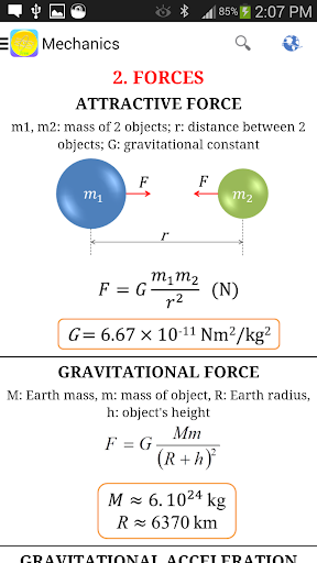 Physics Formulas Lite — تصویر 2
