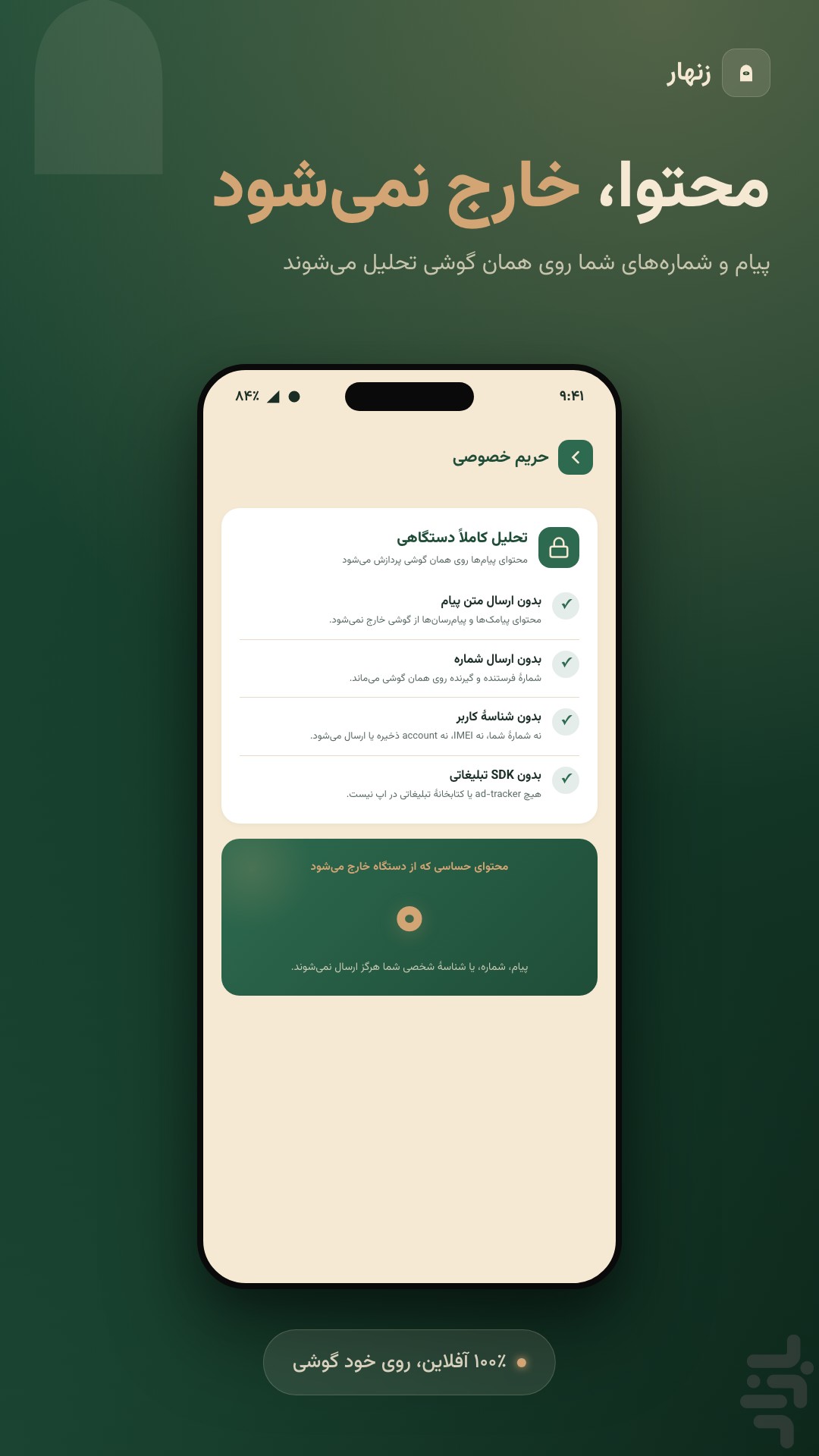 زنهار-آنتی‌ویروس ضد فیشینگ و هک — تصویر 7