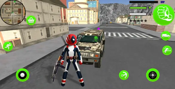 Superhero Stickman Rope Hero Gangstar Mafia