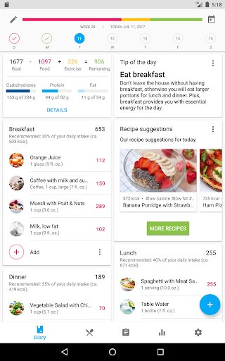 YAZIO Calorie Counter & Intermittent Fasting App – رژیم و کالری شمار — تصویر 11