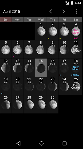 Simple Moon Phase Widget - ویجت دوره های ماه — تصویر 3