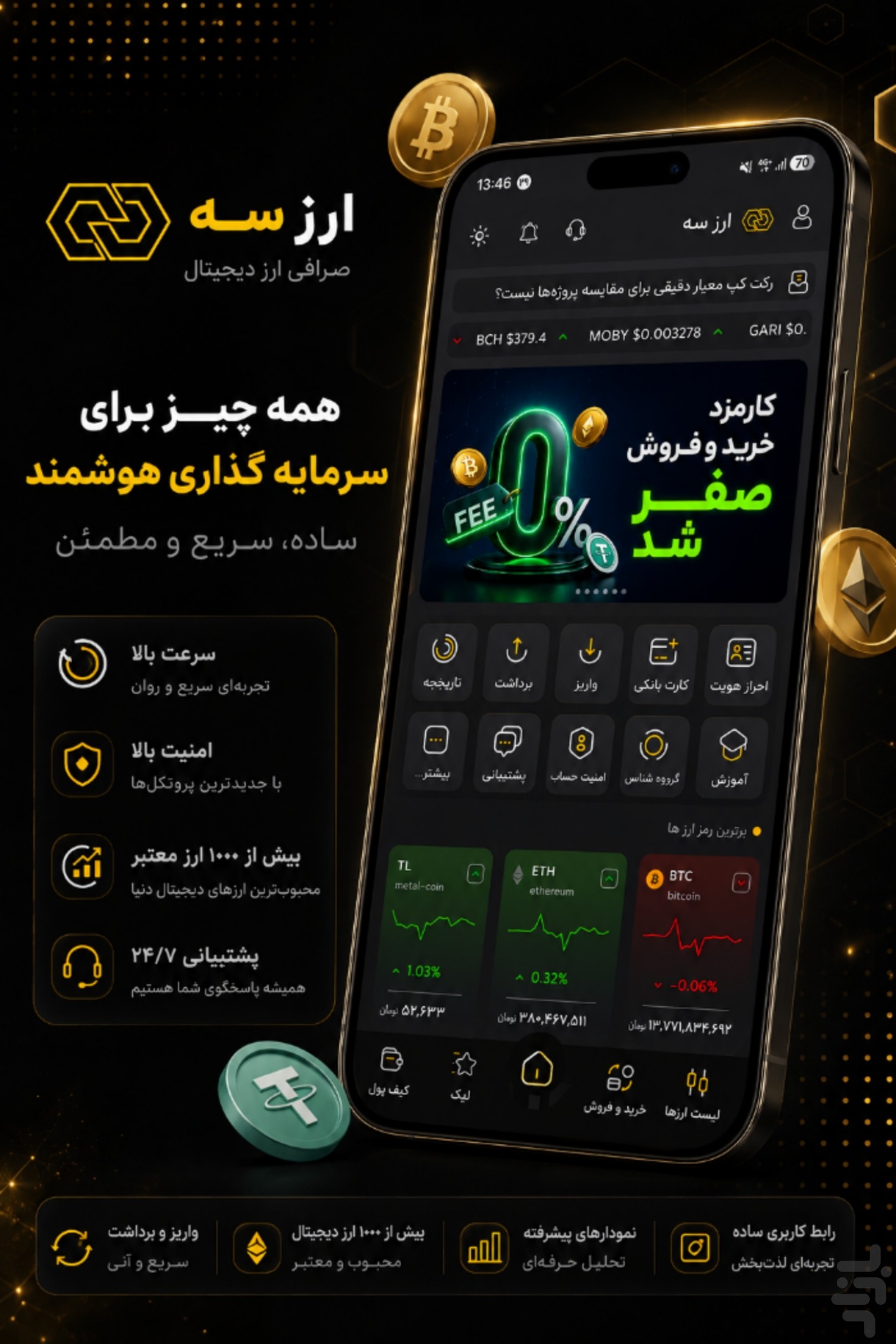 ارز سه | صرافی ارز دیجیتال — تصویر 2