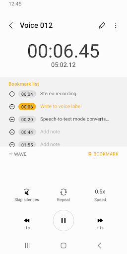 Samsung Voice Recorder – ضبط صدای سامسونگ — تصویر 7