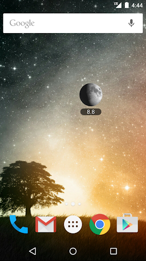Simple Moon Phase Widget - ویجت دوره های ماه — تصویر 1