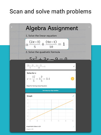 Microsoft Math Solver - حل مسئله مایکروسافت — تصویر 1