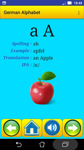 German alphabet for students — تصویر 3