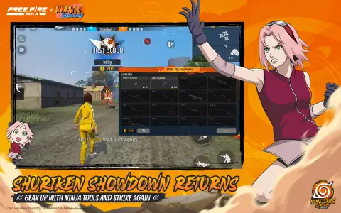 Free Fire MAX x NARUTO