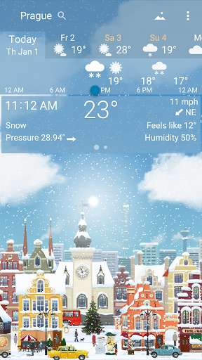 Awesome Weather YoWindow - Live Wallpaper, Widgets — تصویر 6
