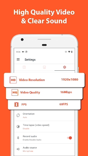 AZ Screen Recorder ‏ - ضبط ویدیو از صفحه گوشی — تصویر 3