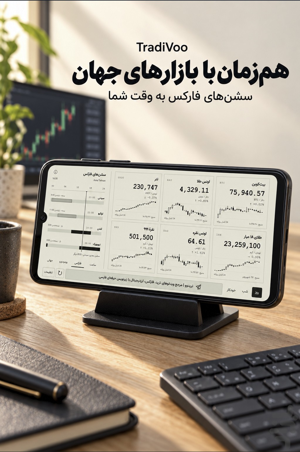 تریدیوو | قیمت تتر طلا فارکس کریپتو — تصویر 2
