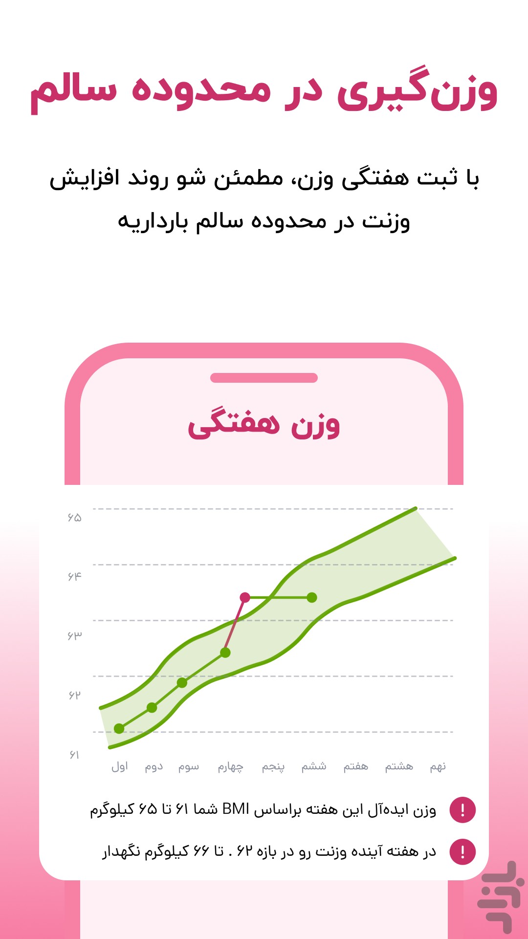 هم تپش | بارداری،تغذیه و ورزش رایگان — تصویر 6