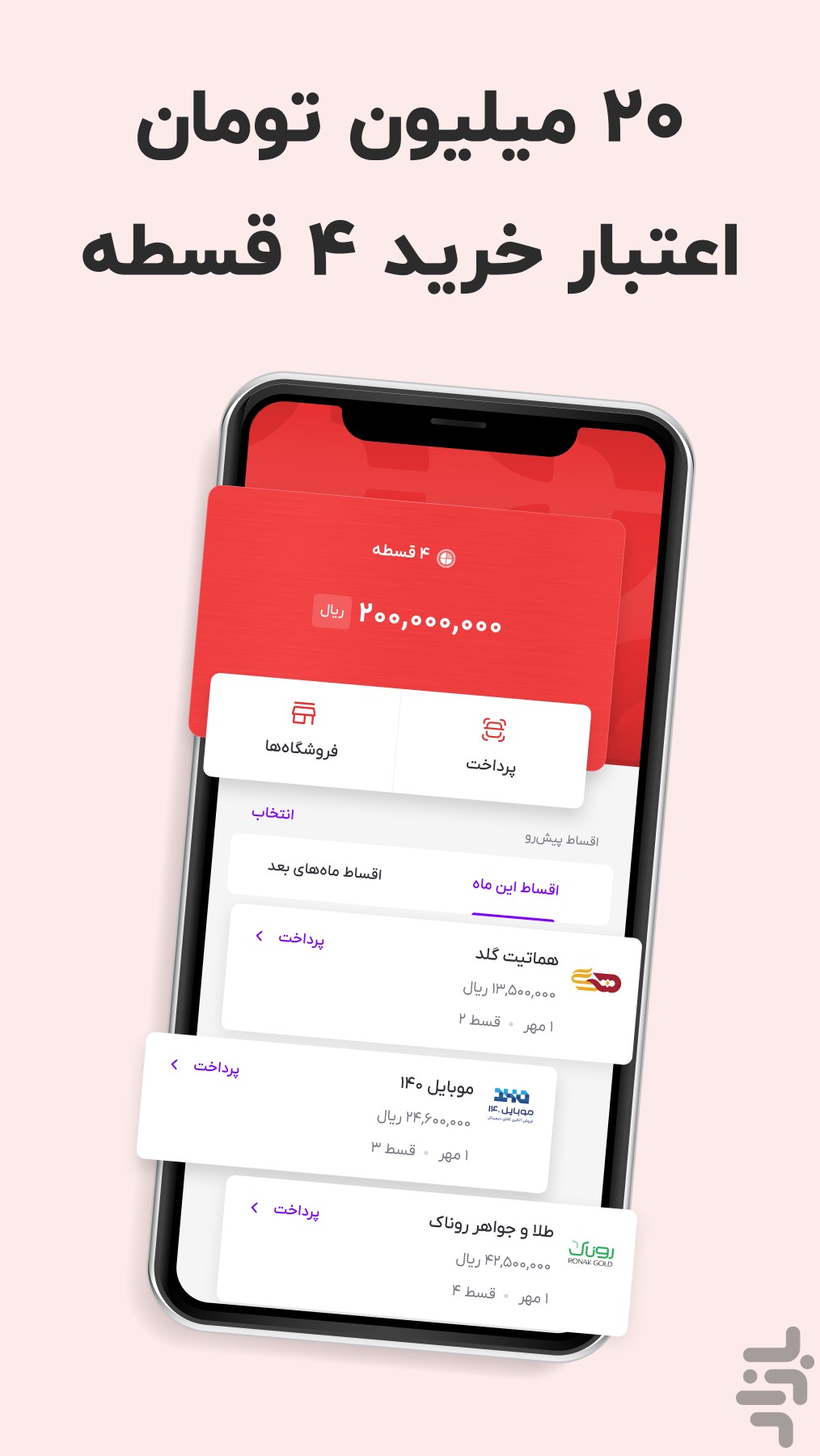زرین پلاس | پرداخت اقساطی — تصویر 1