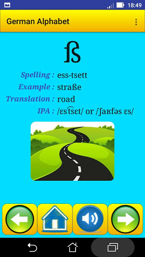 German alphabet for students — تصویر 12