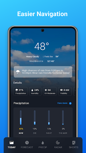 1Weather:Widget Forecast Radar — تصویر 2