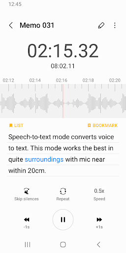 Samsung Voice Recorder – ضبط صدای سامسونگ — تصویر 6