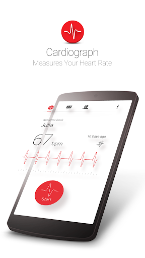 Cardiograph - Heart Rate Meter — تصویر 1