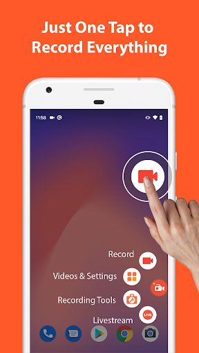 AZ Screen Recorder ‏ - ضبط ویدیو از صفحه گوشی — تصویر 1