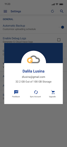 G Cloud Backup — تصویر 5