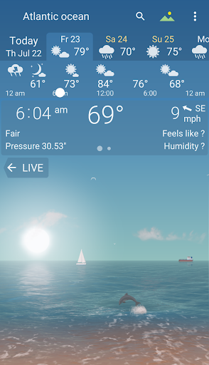 Awesome Weather YoWindow - Live Wallpaper, Widgets — تصویر 5