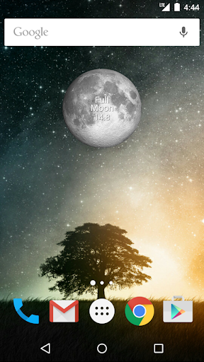Simple Moon Phase Widget - ویجت دوره های ماه — تصویر 2