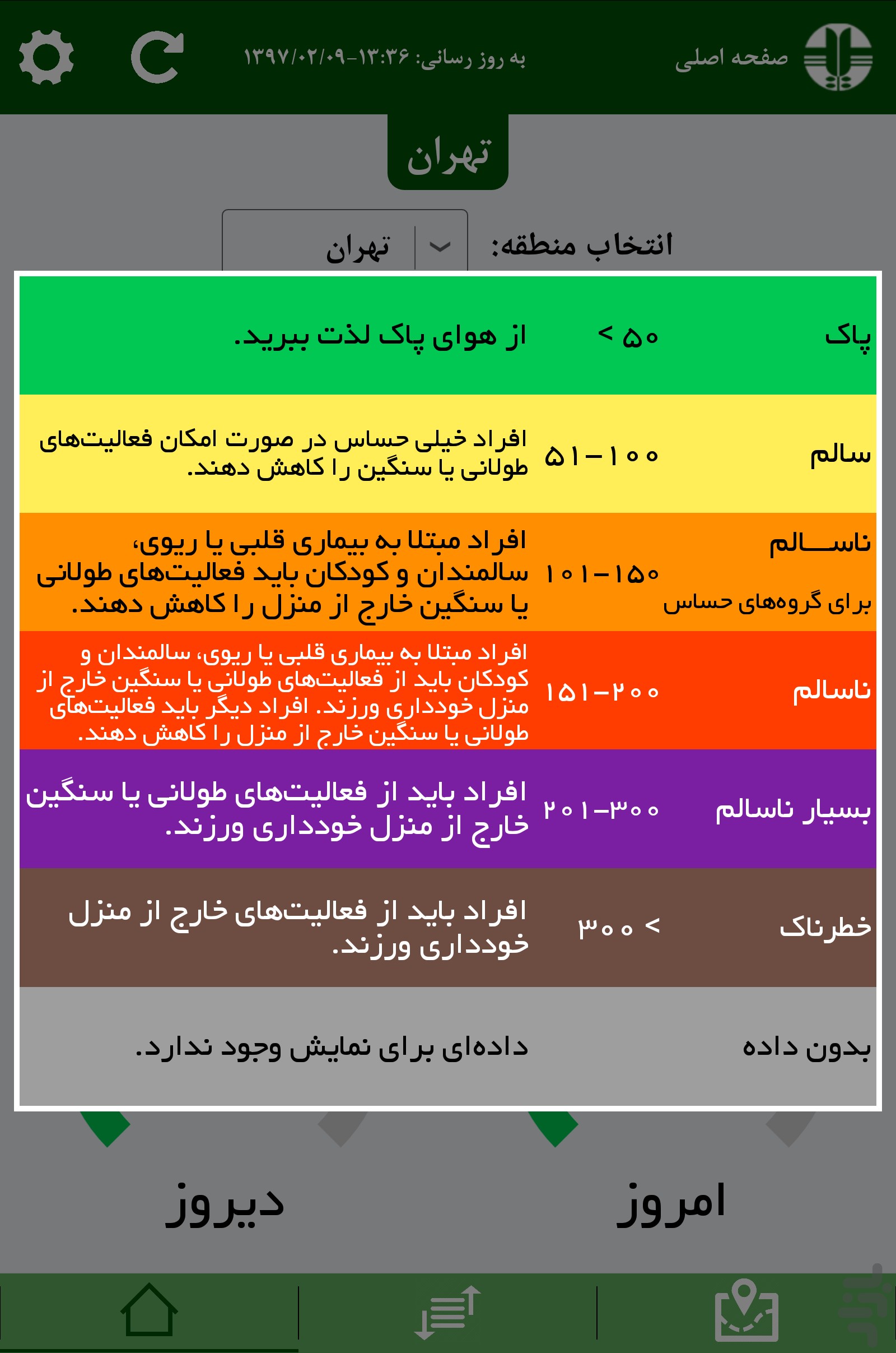سامانه پايش كيفی هوای كشور — تصویر 4