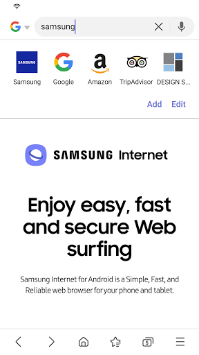 Samsung Internet Browser - مرورگر سامسونگ — تصویر 1