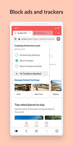 Vivaldi Browser - Fast & Safe — تصویر 1