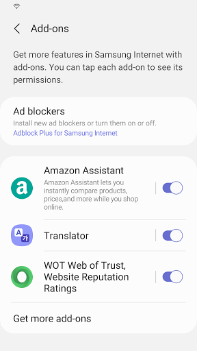 Samsung Internet Browser - مرورگر سامسونگ — تصویر 8