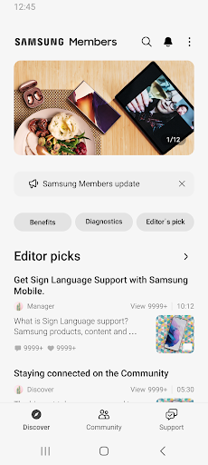 Samsung Members – پشتیبانی سامسونگ — تصویر 1