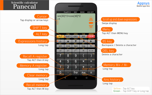 Panecal Scientific Calculator — تصویر 2