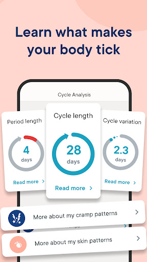 Period Tracker Clue - Ovulation and Cycle Calendar — تصویر 5
