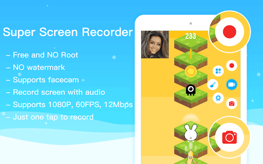 Super Screen Recorder – ضبط فیلم از صفحه‌ی گوشی — تصویر 1